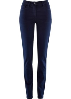 Комфортные узкие суперэластичные брюки (темно-синий) Bonprix