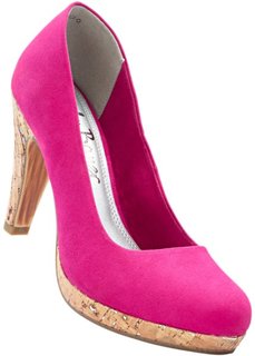 Туфли на платформе (ярко-розовый гибискус) Bonprix