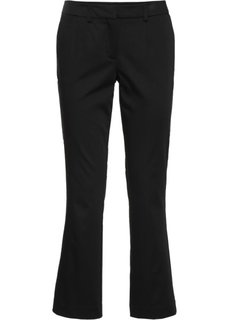 Расклешенные брюки длины 7/8 (черный) Bonprix