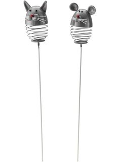 Декор для сада Кошка и мышка (2 изд.) (серый) Bonprix