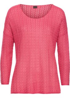 Летний пуловер (ярко-розовый матовый) Bonprix