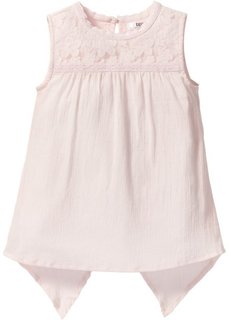 Жатая блузка (нежно-розовый) Bonprix