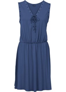Платье на шнуровке (светлый индиго) Bonprix