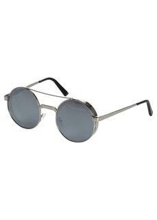 Солнцезащитные очки с круглой оправой (серебристый/металлик) Bonprix