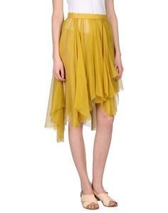 Юбка длиной 3/4 Alberta Ferretti