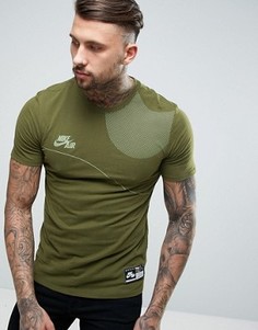 Зеленая футболка с логотипом Nike Air 834579-387 - Зеленый