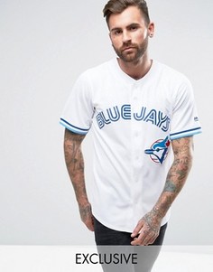 Рубашка с принтом Toronto Blue Jays от Majestic MLB - Белый