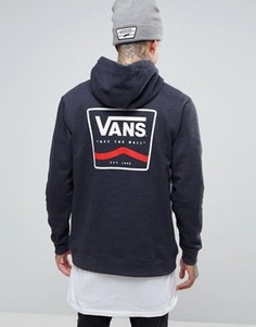 Худи черного цвета с принтом на спине Vans VA2WFIBHH - Черный