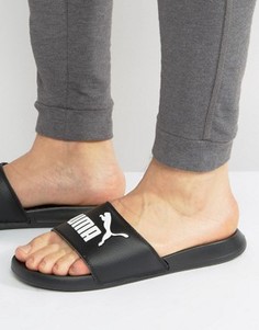Черные шлепанцы Puma Popcat 36026510 - Черный