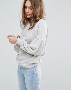 Свитшот с широкими рукавами Vero Moda - Серый