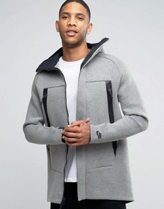 Флисовая длинная куртка Nike 805142-091 - Серый