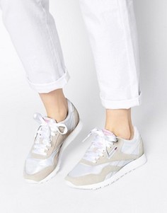 Классические бело‑серые кроссовки с нейлоновым верхом Reebok Classic - Белый