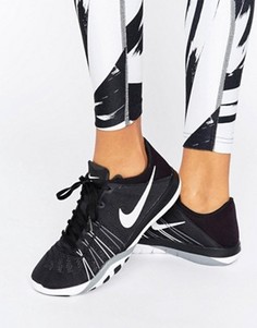 Черно-белые кроссовки Nike Tr6 - Черный