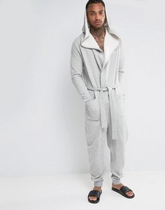 Фактурный халат-комбинезон ASOS - Серый