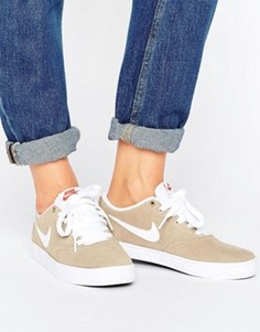 Коричневые кроссовки Nike SB Check Solar - Коричневый