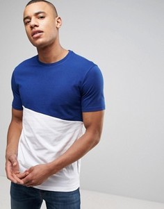 Футболка с асимметричной вставкой United Colors Of Benetton - Белый
