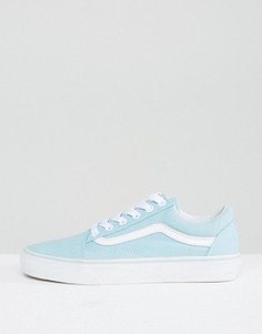 Голубые кроссовки Vans Classic Old Skool - Синий