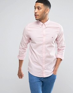 Розовая оксфордская рубашка слим Tommy Hilfiger - Розовый