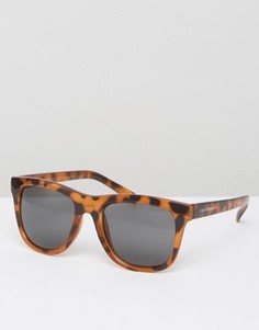Солнцезащитные очки в черепаховой оправе Cheap Monday - Коричневый