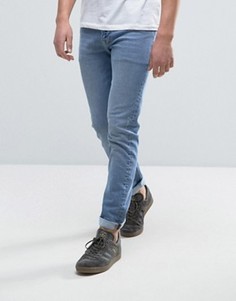 Состаренные джинсы скинни ASOS - Синий