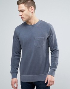 Трикотажный свитшот с круглым вырезом и карманом Jack &amp; Jones Originals - Черный