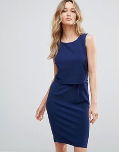 Платье-футляр 2-в-1 Sugarhill Boutique - Темно-синий