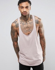 Розовая майка-борцовка ASOS - Розовый