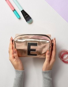 Косметичка с буквой Е New Look - Золотой