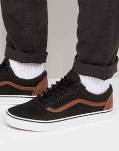 Черные кроссовки Vans Old Skool VA38G1MMK - Черный