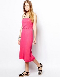 Розовое платье с 3 способами ношения Marie Meili Malibu - Розовый