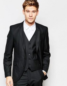 Пиджак узкого кроя Selected Homme - Черный