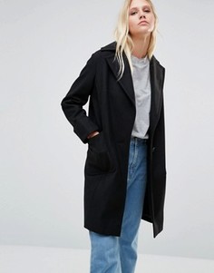 Черное пальто Cooper &amp; Stollbrand Drop Break - Черный