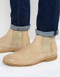 Замшевые ботинки челси Walk London Hornchurch - Stone