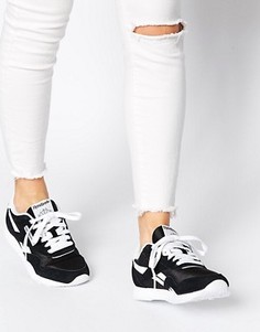Черно-белые нейлоновые кроссовки Reebok Classic - Черный