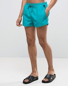 Зеленые шорты для плавания BOSS By Hugo Boss Mooneye - Зеленый