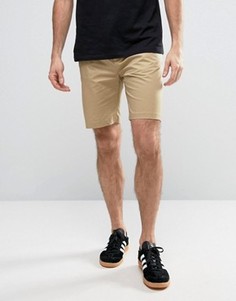 Бежевые прямые шорты-чиносы Penfield Yale - Бежевый