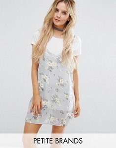 Платье 2 в 1 на тонких бретельках Missguided Petite - Мульти