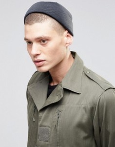 Серая шапка-бини ASOS - Серый