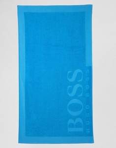 Пляжное полотенце с логотипом BOSS By Hugo Boss - Синий