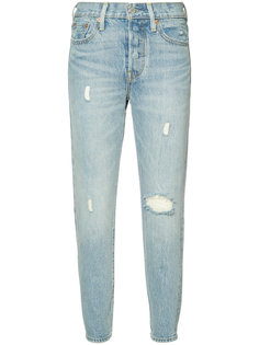 укороченные джинсы с рваными деталями Levis Levis®