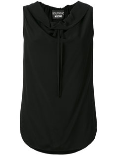 топ с горловиной на завязках Boutique Moschino
