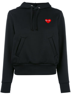 heart patch hoodie Comme Des Garçons Play