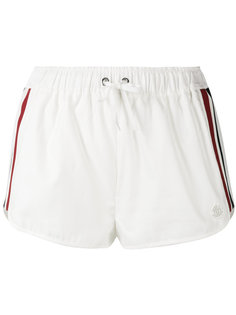 drawstring stripe panel shorts Moncler Gamme Rouge
