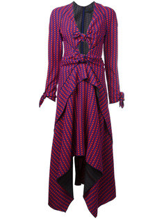платье миди с узлом спереди Proenza Schouler