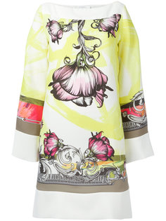 floral print shift dress Versace Collection