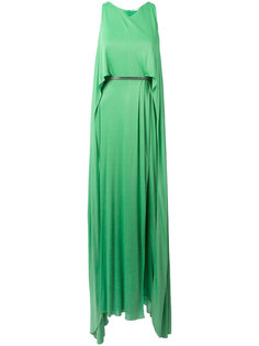 многослойное длинное платье  Versace Collection