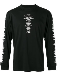 толстовка с текстовым принтом Marcelo Burlon County Of Milan