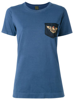 embedded eagle embroidered T-shirt Mr &amp; Mrs Italy