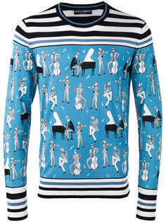 джемпер с рисунком Jazz Musicians Dolce &amp; Gabbana