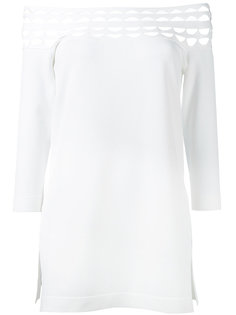 off shoulder cut-out blouse D.Exterior
